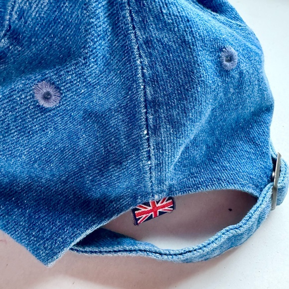 Denim and suede London Hat - Picture 3 of 5